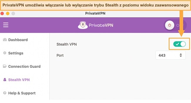 VPN traci połączenie jak to naprawić PrivateVPN Ukryty tryb ustawienia-VPN